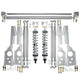 Kit 4 bras réglables Amortisseur double réglage Ressorts 110 lb
