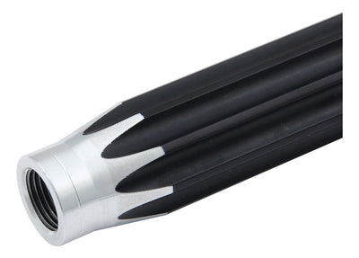 3/8 Aluminum Scalloped Tube 5in