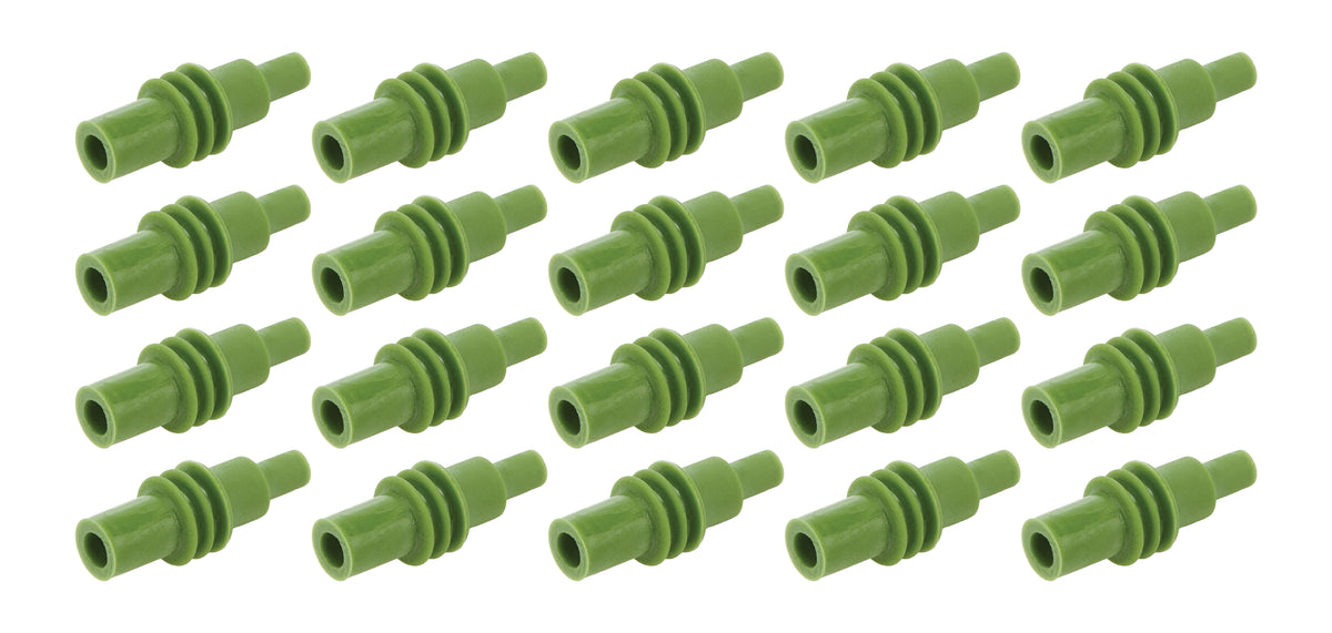 Bouchon vert Weatherpack pour cavité, paquet de 20