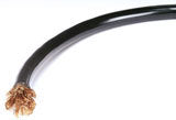 Câble d'alimentation 2 AWG noir Rouleau de 38 m