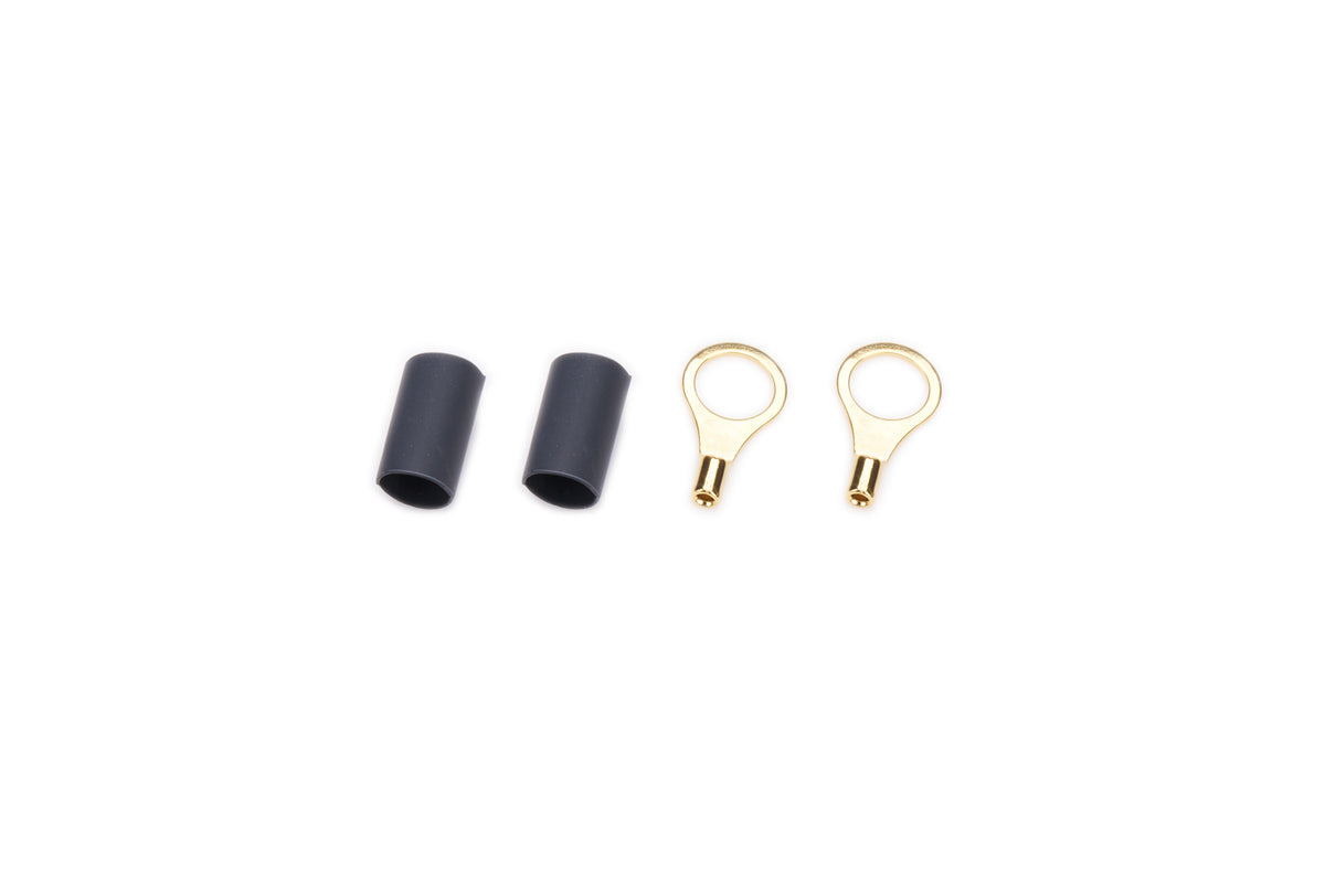 Borne annulaire 5/16 po 18-22 AWG avec gaine thermorétractable (paire)