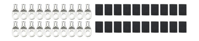 Cosse à anneau 1/2 po 4 Ga avec gaine thermorétractable, paquet de 20