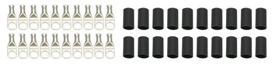 Ring Terminals 1/2in 6 Ga w/Heat Shrink 20pk