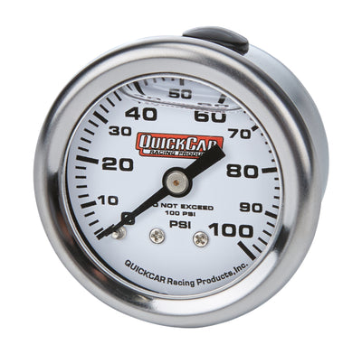 Manomètre 0-100 PSI 1,5 po à bain d'huile