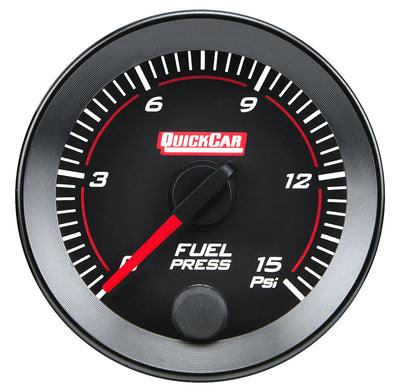 RedLine Manomètre 2-1/16 po Pression carburant 0-15 psi
