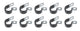 Alum Line Clamps 3/4in 10pk