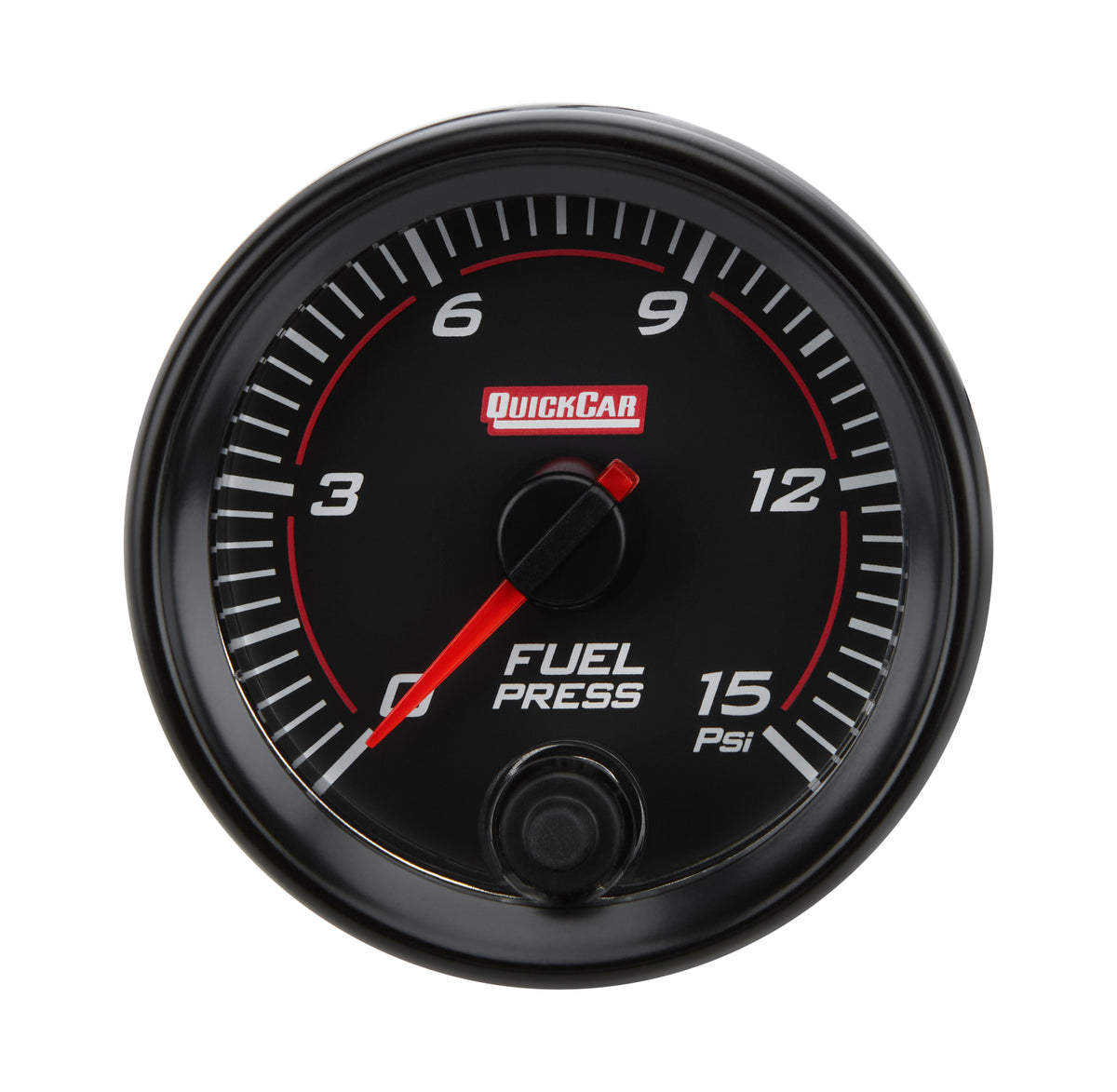 Jauge de pression de carburant à zone rouge