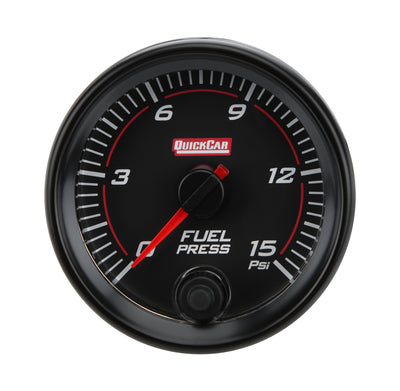 Jauge de pression de carburant à zone rouge