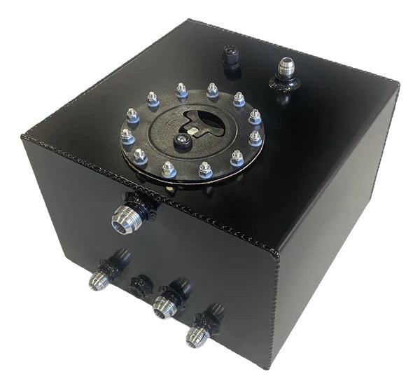 Réservoir 5 Gal Refroidisseur Carburant Aluminium Noir