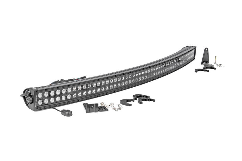 Barre lumineuse LED incurvée série noire 50 pouces