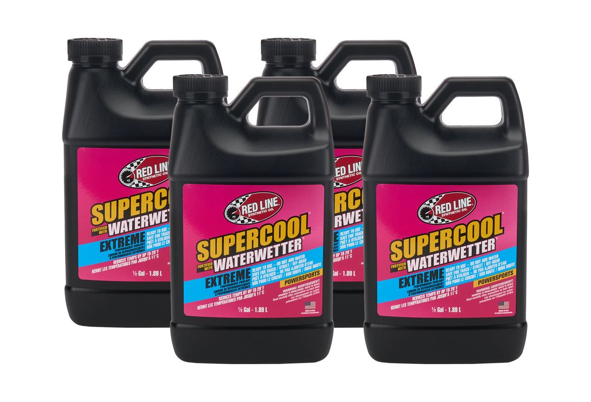 Étui de 4 bidons de 1/2 gallon de liquide de refroidissement haute performance Supercool