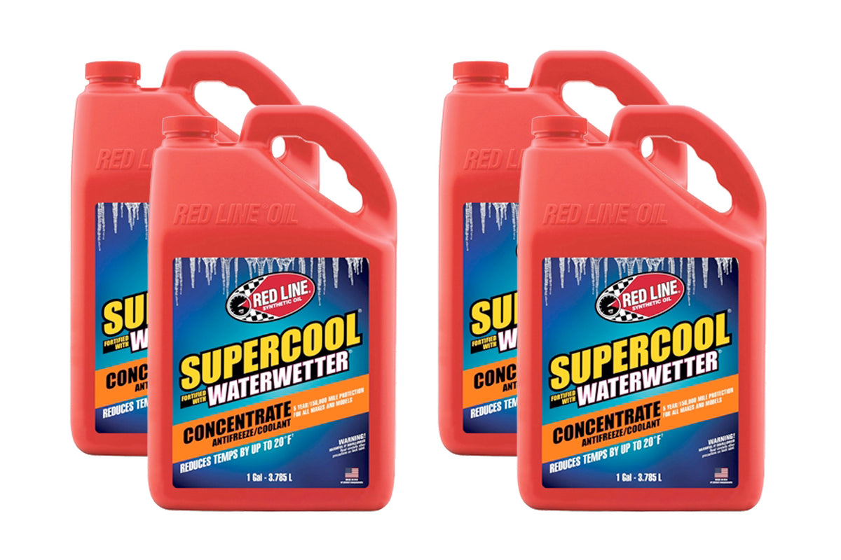 Supercool Concentré de Refroidissement Liquide (Caisse de 4 bidons de 1 gallon)