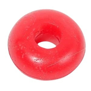 Tampon de butée moulé rouge 19,05 mm épaisseur 12,7 mm DI 1,5
