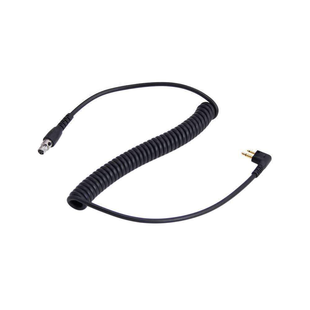 Casque-micro Motorola robuste avec cordon spiralé pour radio