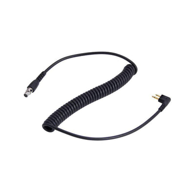 Casque-micro Motorola robuste avec cordon spiralé pour radio