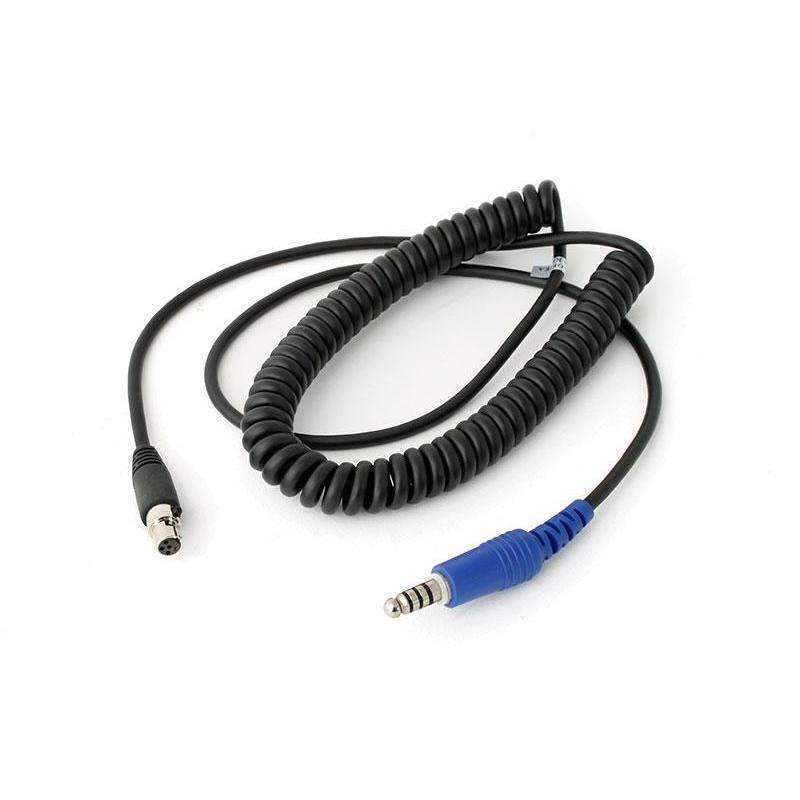 Casque filaire spiralé vers interphone Jack NEXUS