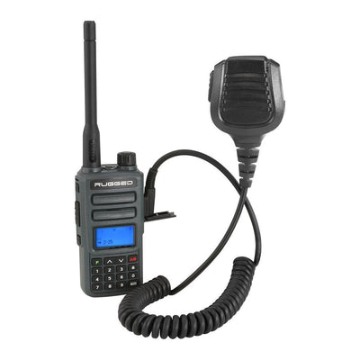 Radio robuste GMR2 GMRS/FRS avec micro à main
