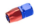 20AN Straight Hose End Red Blue