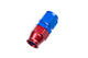 Raccord droit réutilisable PTFE 12AN bleu