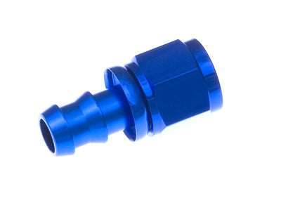 Raccord de tuyau 6AN Push Lock bleu