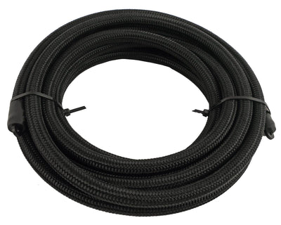 Tuyau 10AN 230 ProSeries en nylon avec âme en acier inoxydable noir