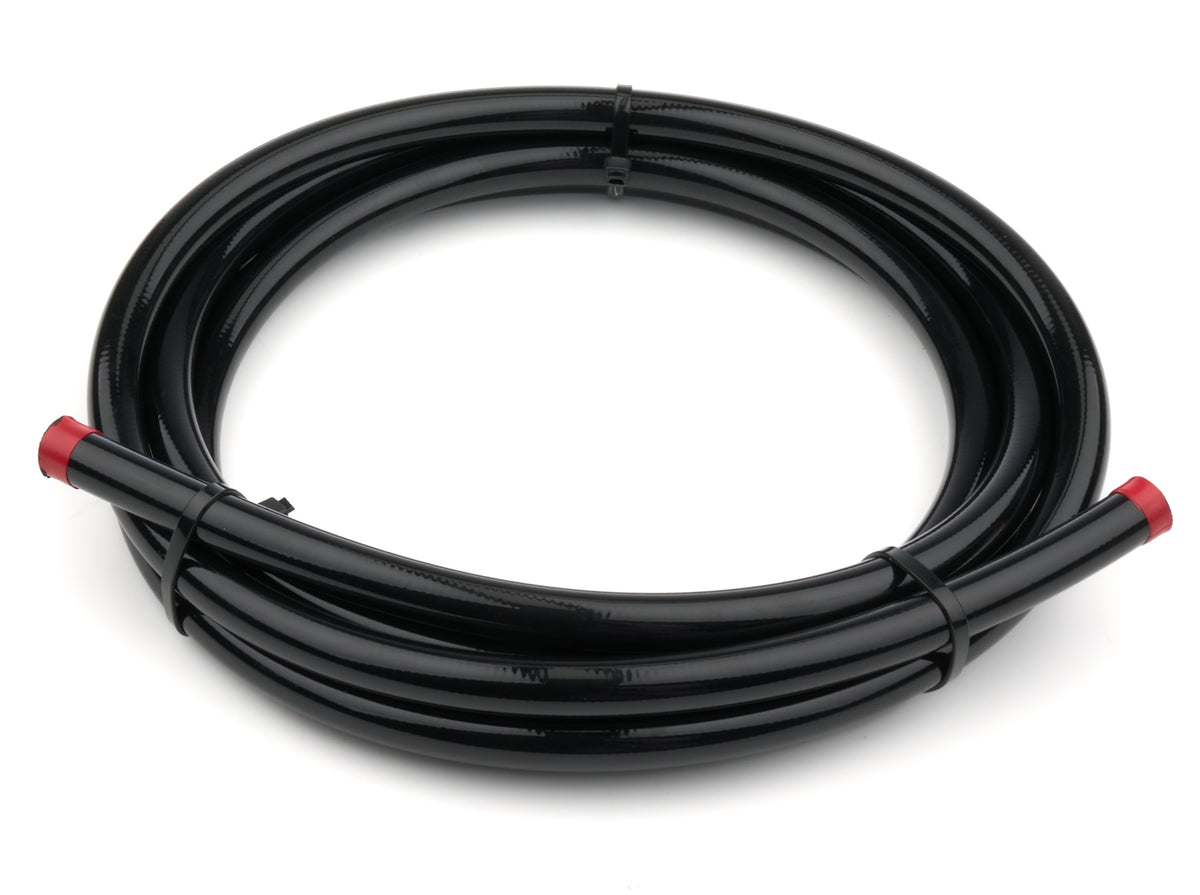 Tuyau PTFE noir 8AN non carboné 10 pieds