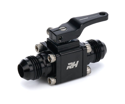 Inline Shut Off Valve 8AN Male Inlet/Outlet