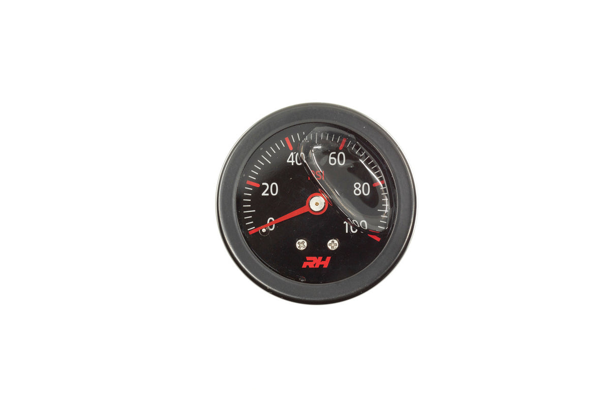 Indicateur de pression de carburant noir