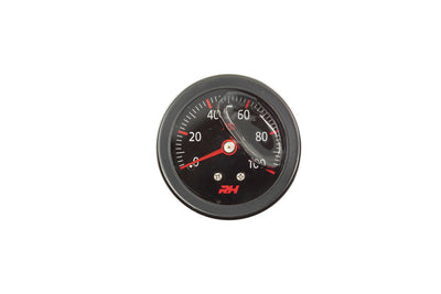 Indicateur de pression de carburant noir