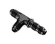 3AN Male Bulkhead Adapt Black