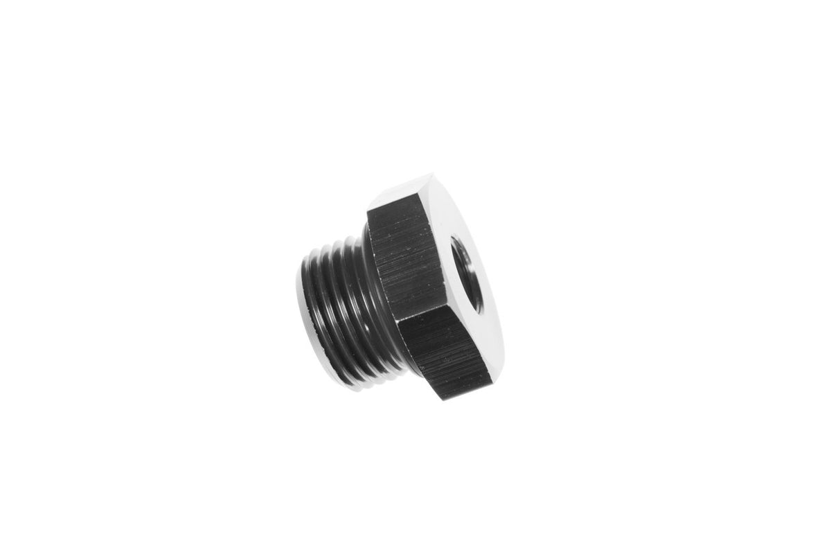 Bouchon de port ORB 12 avec filetage femelle NPT 1/8 po noir
