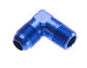 Raccord NPT 6 AN 90° vers 8 AN bleu