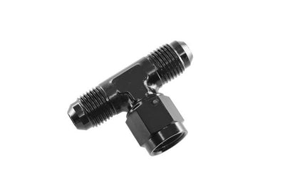 4AN Tee with Female Swivel on Branch Black