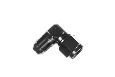 Raccord coudé 90° Femelle 6AN vers Mâle 6AN Noir