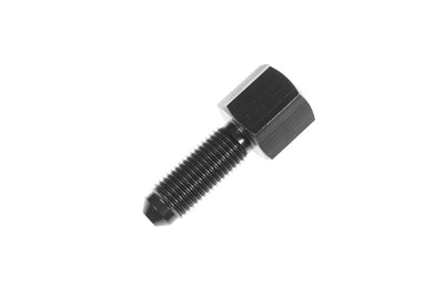 Raccord cloison mâle 4AN vers FPT 1/8 po noir