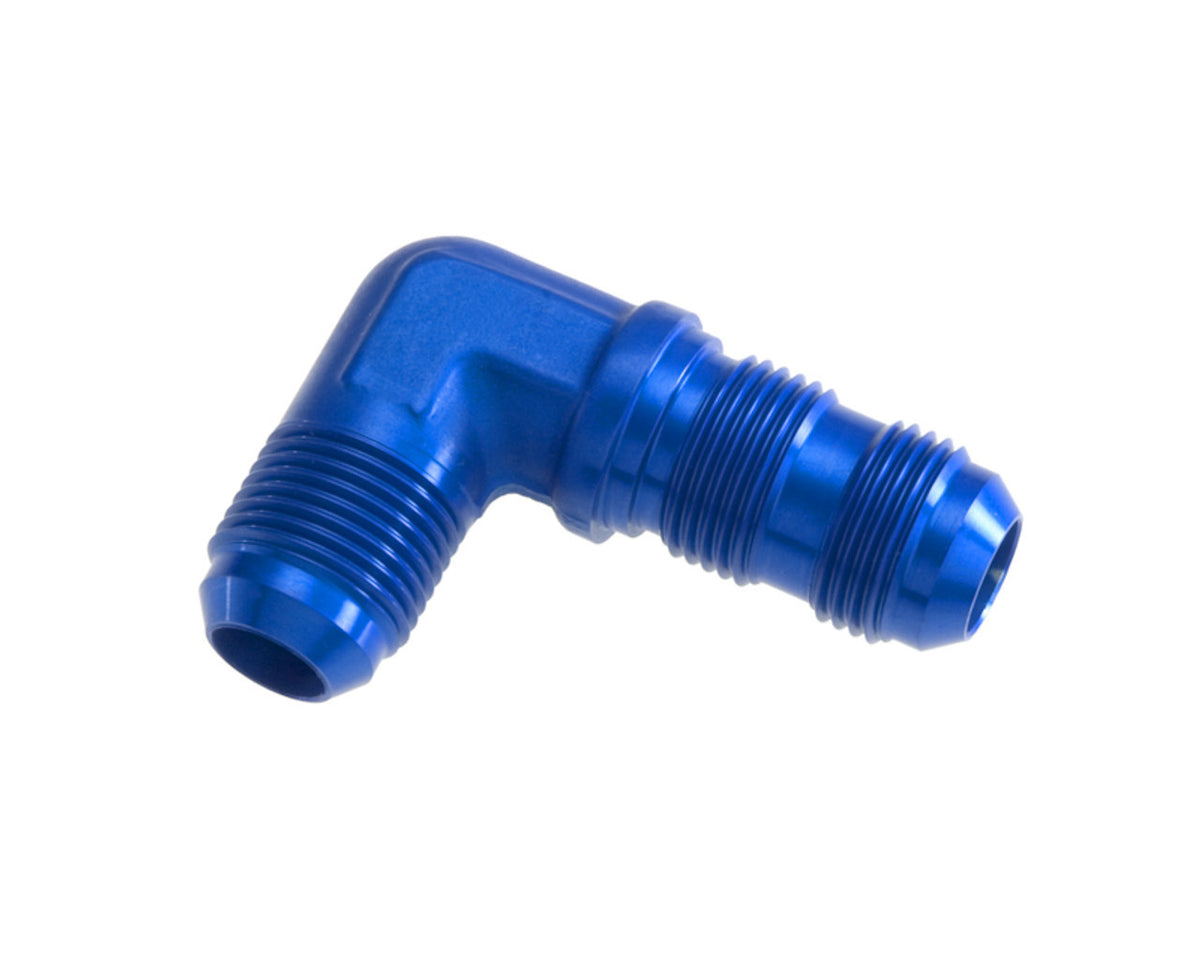 Adaptateur de cloison 12AN 90 Mâle-Mâle Bleu