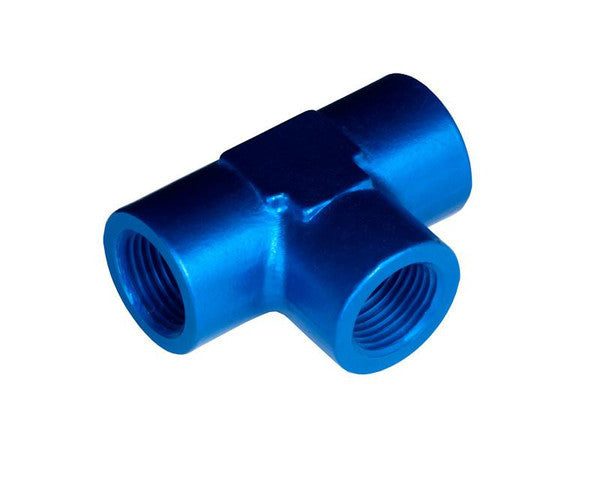 Raccord en T F-M NPT 1/8 po bleu