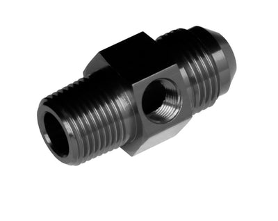8AN ML to 3/8in NPT ML 1/8in NPT Hex Black