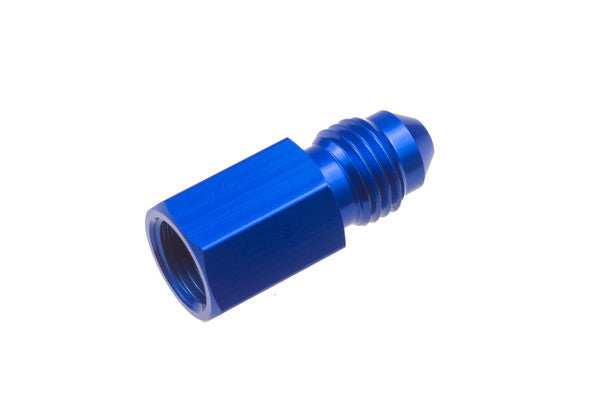 Adaptateur de manomètre 3AN mâle vers 1/8in NPT FM, droit, bleu