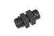 12AN ORB ML to 12AN ORB ML Coupler Black