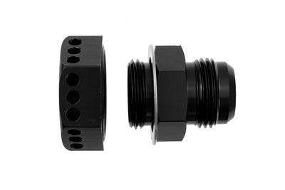 Raccord de reniflard de cache-culbuteur -12AN Noir
