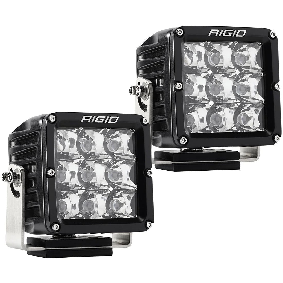 Paire de phares à LED 4x4in D-XL Pro Series, faisceau spot