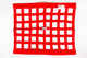 Red Ribbon Window Net 18x24