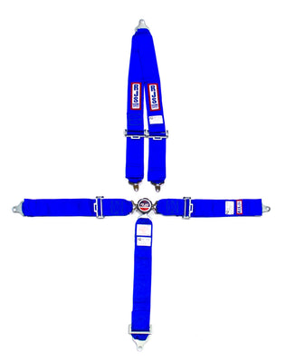 Système de harnais 5 points à dégagement rapide pour arceau de sécurité, 3 pouces, sangle sous-abdominale.