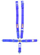 Système de harnais 5 points avec attache rapide, bleu, sangle individuelle 3 pouces