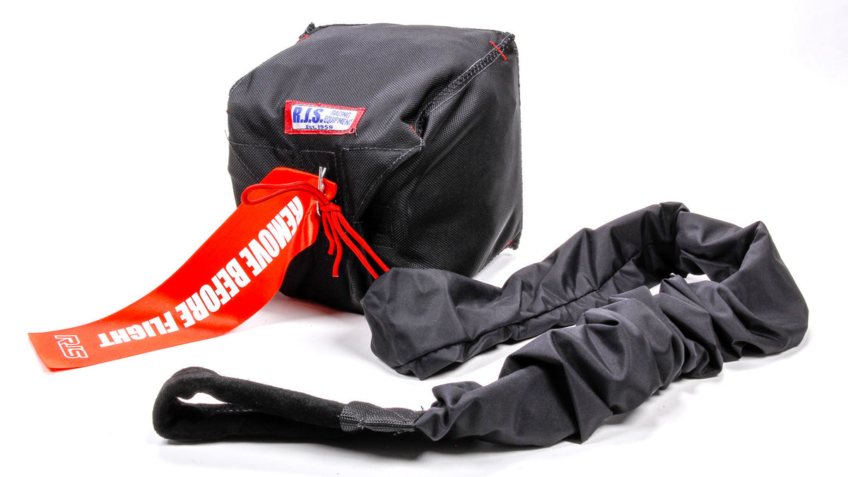 Sac de secours Chute Sportsman avec sac en nylon et pilote noir