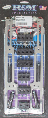 Support de fils de bougie en aluminium poli vertical pour SBC