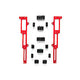 Spark Plug Wire Loom SBF Red