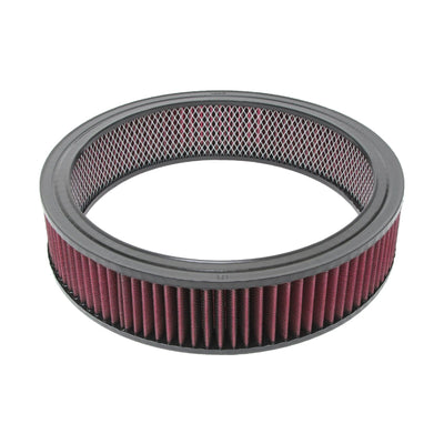 Élément de filtre à air rond lavable de 14 po x 3 po