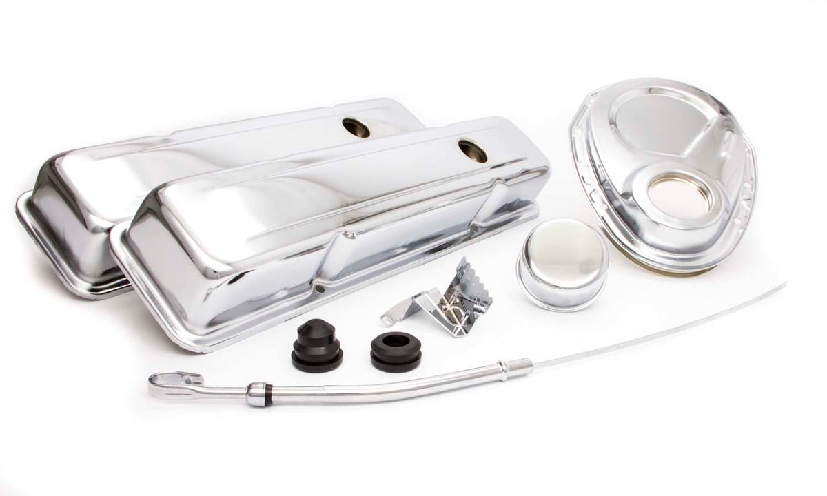 Kit d'embellissement moteur SBC avec caches-culbuteurs courts